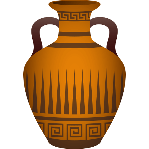 Upload a figure Jar symbol by JoyPixels without a background in PNG