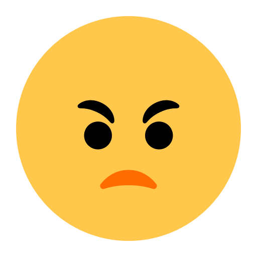 Save drawings Angry Face smiley-emoji by Toss Face 토스페이스 no background in PNG