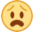 Save a figure Anguished Face emotion by HTC on a colorless background in png