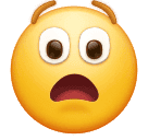 Download figures Worried anguished emoticon by Huawei  no background in PNG