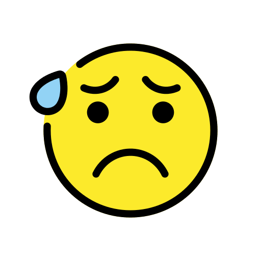 Download a photo Nervous face symbol of emotion by HfG Schwäbisch Gmünd on a translucent background in PNG