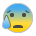 Download photos Scared and sweating smiley на PlayStation no background in PNG
