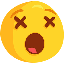 Save a figure Astonished Face emoji-smiley by Facebook's Messenger platform on a clean background in png