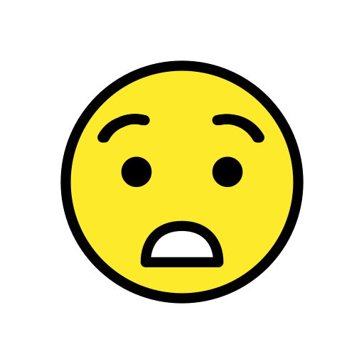 Upload a figure Wide-eyed face emoji-emoticon by HfG Schwäbisch Gmünd on a clean background in PNG