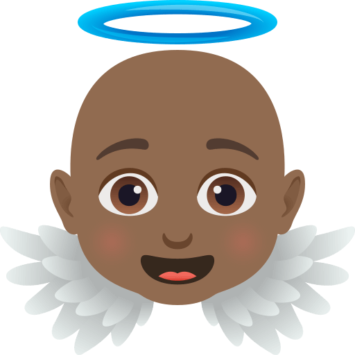 Copy a figure Medium-dark-skinned Cupid emoji by JoyPixels no background in PNG