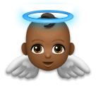 Download pics Dark-medium-skinned Angel symbol by LG on a translucent background in png