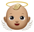Download pictures Medium-light-skinned Putto emoticon by Huawei  no background in png