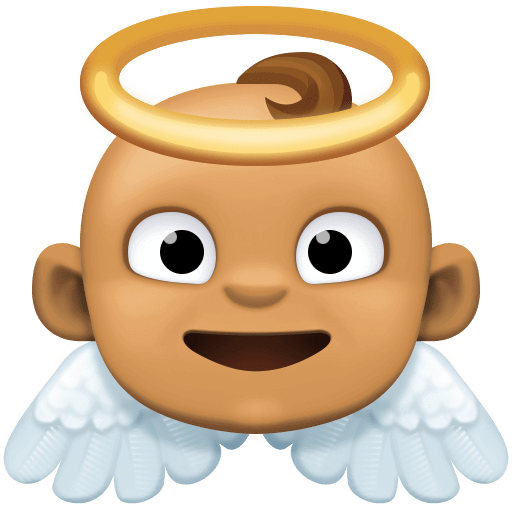 Upload photos Medium-skinned Cupid emoticon by Facebook on a colorless background in png