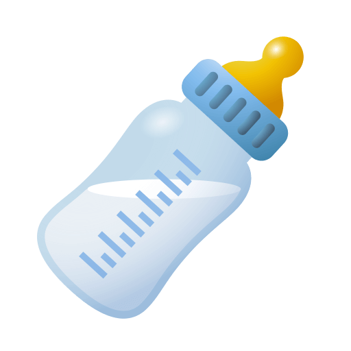 Copy a pic Bottle Feeding smiley by Icons8 without a background in png