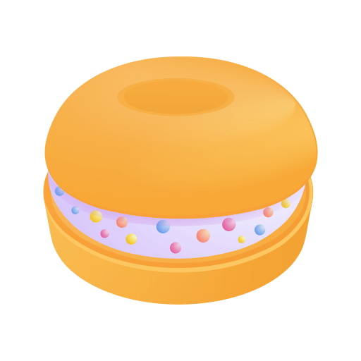 Сохранить фото смайлика Бейгл от Icons8 на чистом фоне в PNG