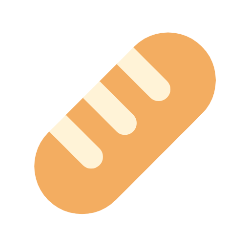 Сохранить фотку эмотикона Булка Багет от Microsoft 11 на просвечивающем фоне в пнг
