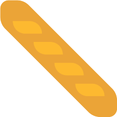 Сохранить снимок смайла Багет от Скайпа на бесцветном фоне в png