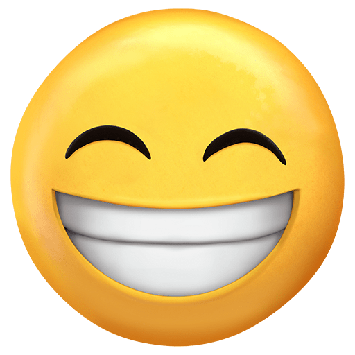 Upload image Beaming Face with Smiling Eyes emoji-emoticon by Twitter on a clean background in PNG