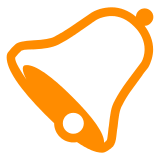 Upload a picture Jingle Bell symbol of emotion by Japanese Docomo mobile on a clean background in png