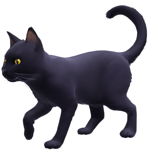 Download photos Black Cat smiley-emoji by Facebook no background in PNG