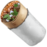 Копировать снимок эмотикона Шаверма от Apple iOS на прозрачном фоне в пнг