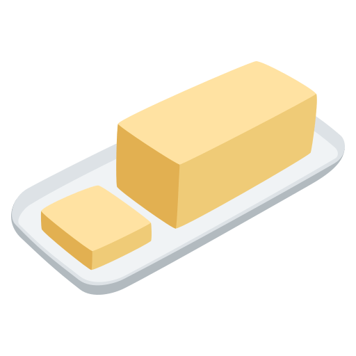 Save pictures Butter emotion by JoyPixels no background in PNG