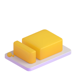 Save a figure Butter emoticon by Microsoft Teams for PC and Android оn a transparent background in png