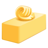 Save a picture Butter emoticon by WhatsApp for Android and PC without a background in PNG
