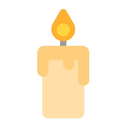 Загрузить картинку иконки Свеча от Microsoft 11 на чистом фоне в пнг