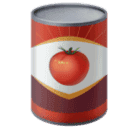 Сохранить фигуру картинки-смайла Консервированные томаты от Huawei на чистом фоне в png