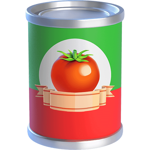 Скачать фото символа настроения Консервы от Твиттера на прозрачном фоне в png