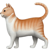 Upload photos Pussycat symbol from Apple iOS without a background in png