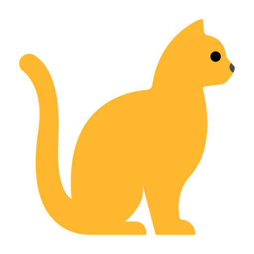 Download photos Housecat emoticon by Toss Face 토스페이스 no background in png