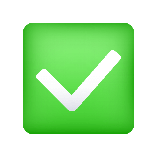 Download pics Green Check Mark emoji-emoticon by Icons8 without a background in PNG