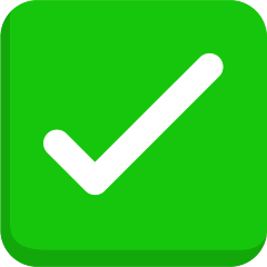 Download pics Green Tick emoji-smiley by the Skype on a colorless background in png