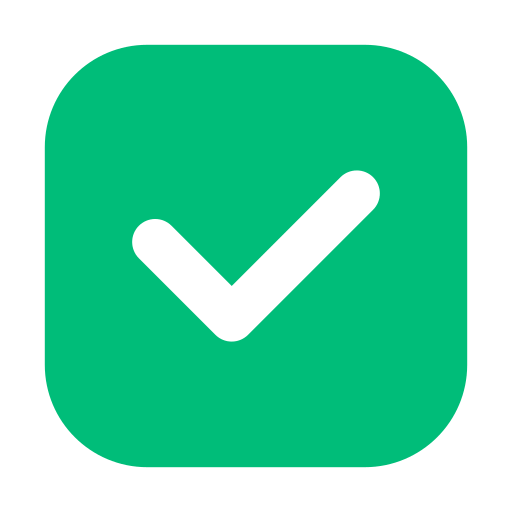 Upload pictures White check mark on green background emoticon by Toss Face 토스페이스 оn a transparent background in png