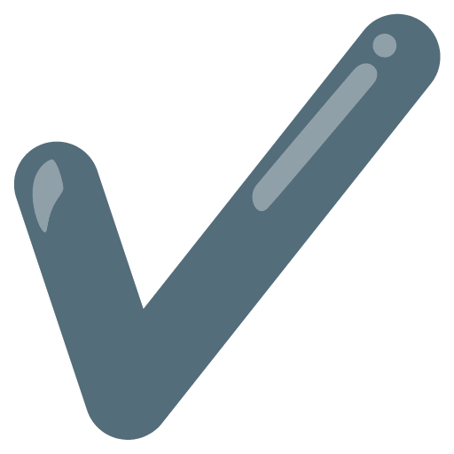 Save a photo Black Mark Correct emoticon created by Google no background in png