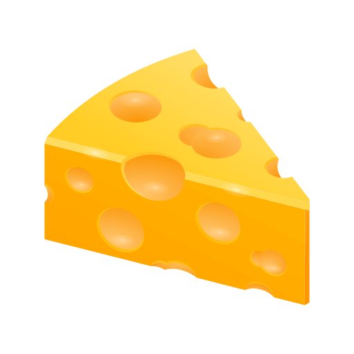 Скопировать фигуру эмотикона Сырный ломтик от Icons8 на бесцветном фоне в ПНГ