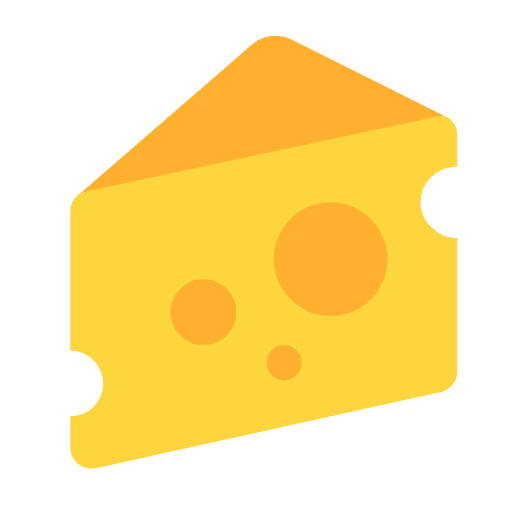Скачать фото символа настроения Кусок Сыра от Microsoft 11 на бесцветном фоне в пнг