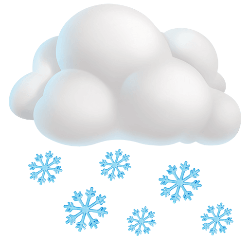 Save figures It's snowing emoji by Twitter no background in PNG