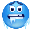 Save drawings Blue Face from the Cold symbol by Huawei  without a background in png