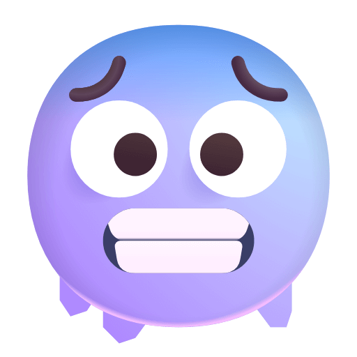 Save a pic Cold Face smiley-emoji of the Microsoft set оn a transparent background in png