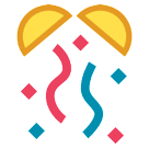 Download a drawing Confetti Ball emoticon by HTC on a translucent background in PNG