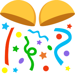 Upload a figure Confetti emoticon by the Skype оn a transparent background in png