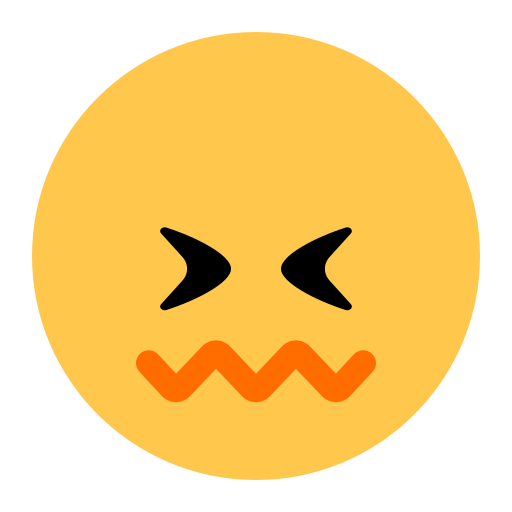 Copy photos Zigzag Mouth Emoji emotion by Toss Face 토스페이스 оn a transparent background in png