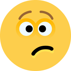 Загрузить картинку эмотикона Растерянное Лицо от Скайпа на чистом фоне в png