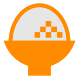 Копировать фото иконки Рис на прозрачном фоне от японского телефона Docomo на бесцветном фоне в png