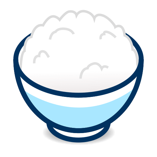 Скопировать графику символа настроения Миска риса от Emojidex на прозрачном фоне в ПНГ