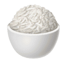 Закачать фигуру картинки-смайла Миска риса от Huawei на бесцветном фоне в пнг