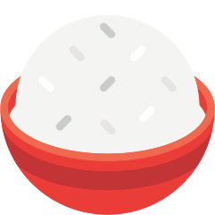 Скачать фотку символа настроения Вареный рис от Скайпа на чистом фоне в png