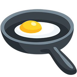 Download a figure Frying Pan emotion by Facebook's Messenger platform оn a transparent background in PNG