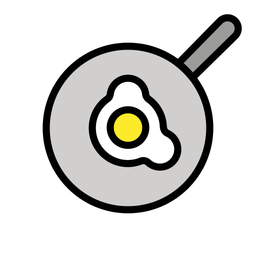 Copy pictures Fried Egg emoji by HfG Schwäbisch Gmünd without a background in png