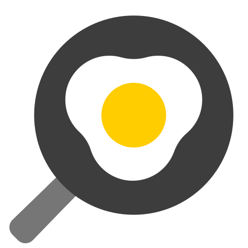 Download pics Omelette smiley by Toss Face 토스페이스 on a colorless background in PNG