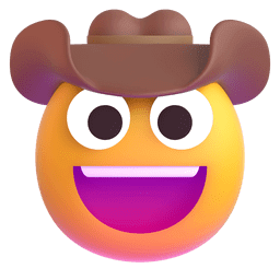 Save photos Cowboy emotion by Microsoft Teams for PC and Android no background in PNG