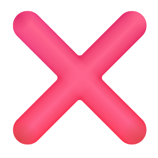 Download a picture Red Cross emoji of the Microsoft set on a colorless background in PNG